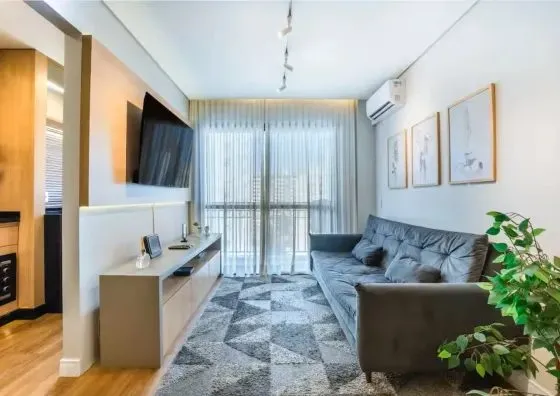 Apartamento no Cambuí, completo, mobiliado, excelente localização — foto 1